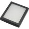 Riker Display Cases 135BK Mount Frame Case with Glass Top 6" x 5" x 3/4"